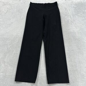 Eileen Fisher Wide Leg Pants Women's S Made in USA Black Formal Vintage